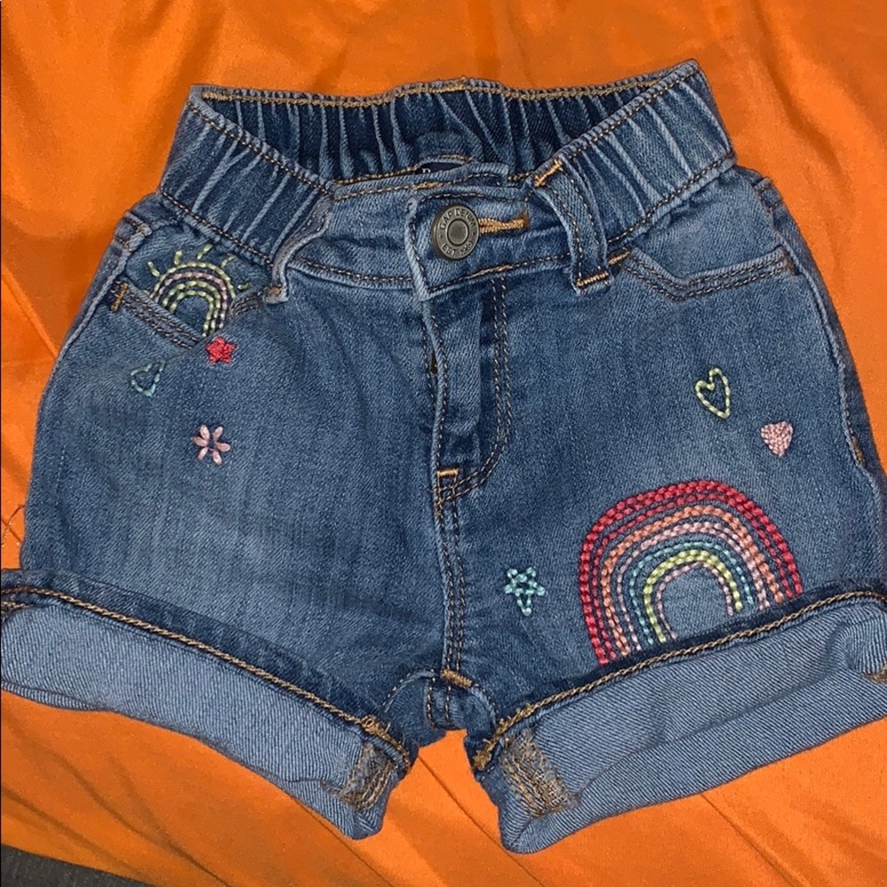 Toddler girl jean shorts